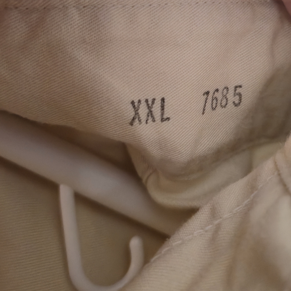 Polo Ralph Lauren XXL Beige Oxford Shirt Made In Canada 90s Vintage - Picture 6 of 12